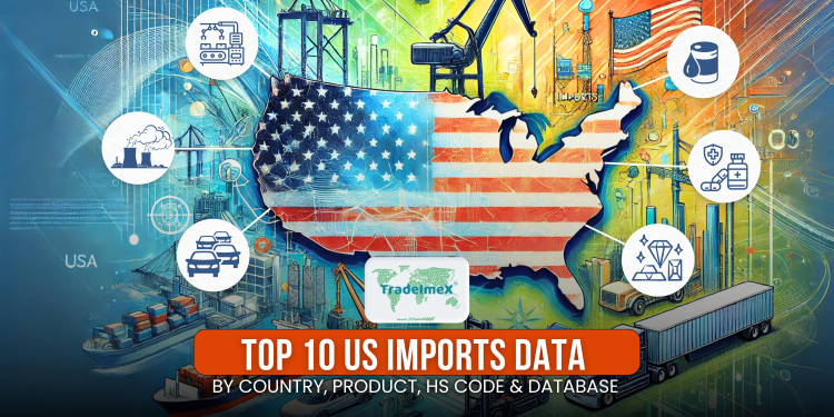 Top 10 US Imports Data by Country, Product,  Companies HS Code & Database